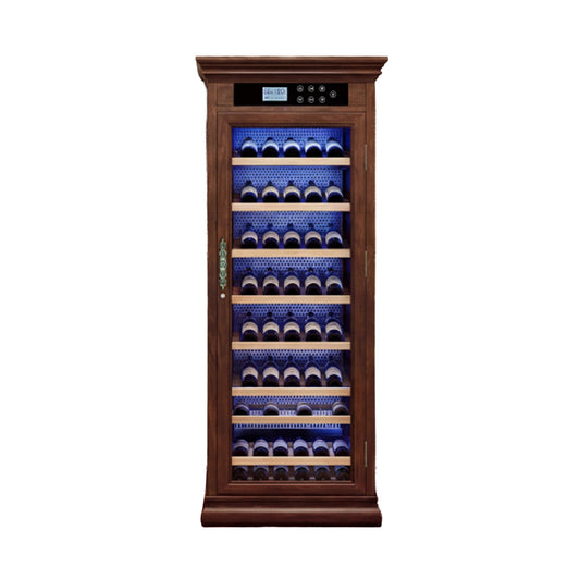 102-Bottle 10.6 Cu.Ft Wine Cooler Cabinet With LED Lighting And Temperature Control (SAK69027)