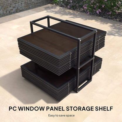 Oasis Luxury Heavy-Duty Hardtop Sunroom With Aluminum Frame And LED Lights (SAK79102)