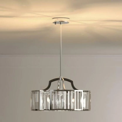 EasyLITE 4-Light Satin Nickel Convertible Pendant