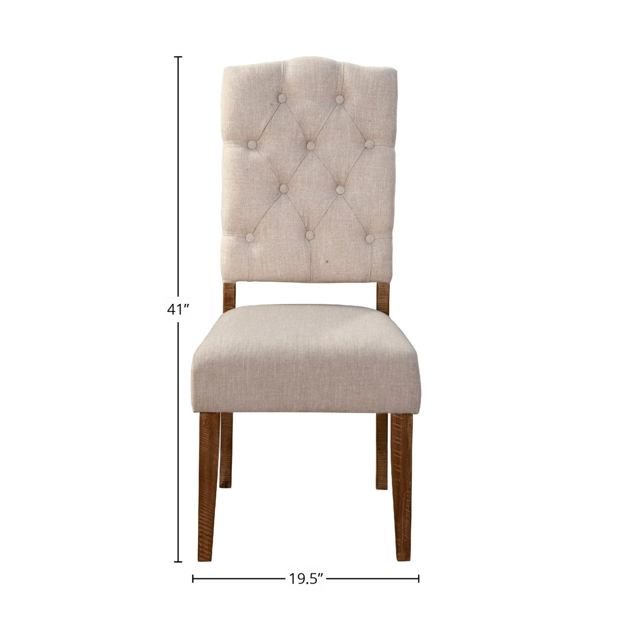 Newberry Side Chairs, Medium Brown