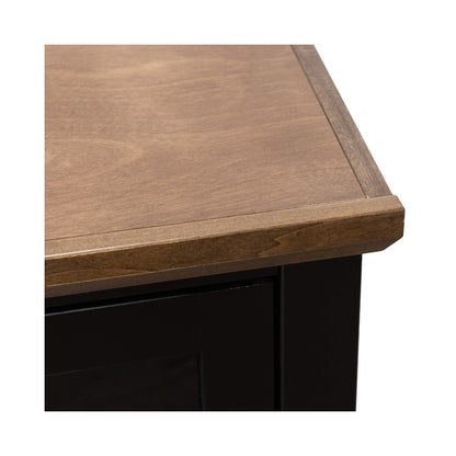 83-Inch Bourbon Black TV Stand With Fireplace And Glass Windowpane Doors (SAK40281)
