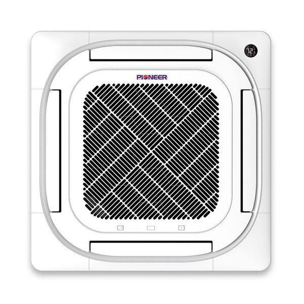 Pioneer® Quantum Ultra™ 48,000 BTU 19 SEER2 230V 4-Way Ceiling Cassette Ductless Mini-Split Air Conditioner Inverter Heat Pump