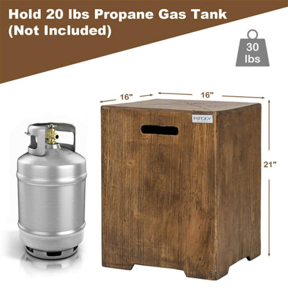 16-Inch Outdoor Propane Tank Hideaway Table Cover