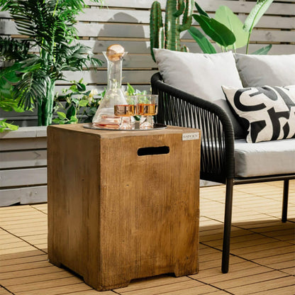 16-Inch Outdoor Propane Tank Hideaway Table Cover