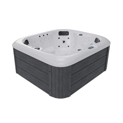 Premium 4-Person Outdoor Hot Tub with 23 Stainless Steel Jets