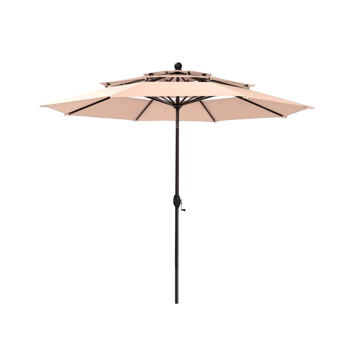 Premium 6-Piece Bar Patio Furniture Set With Umbrella, Swivel Chairs, And Cushions (SAK90375)