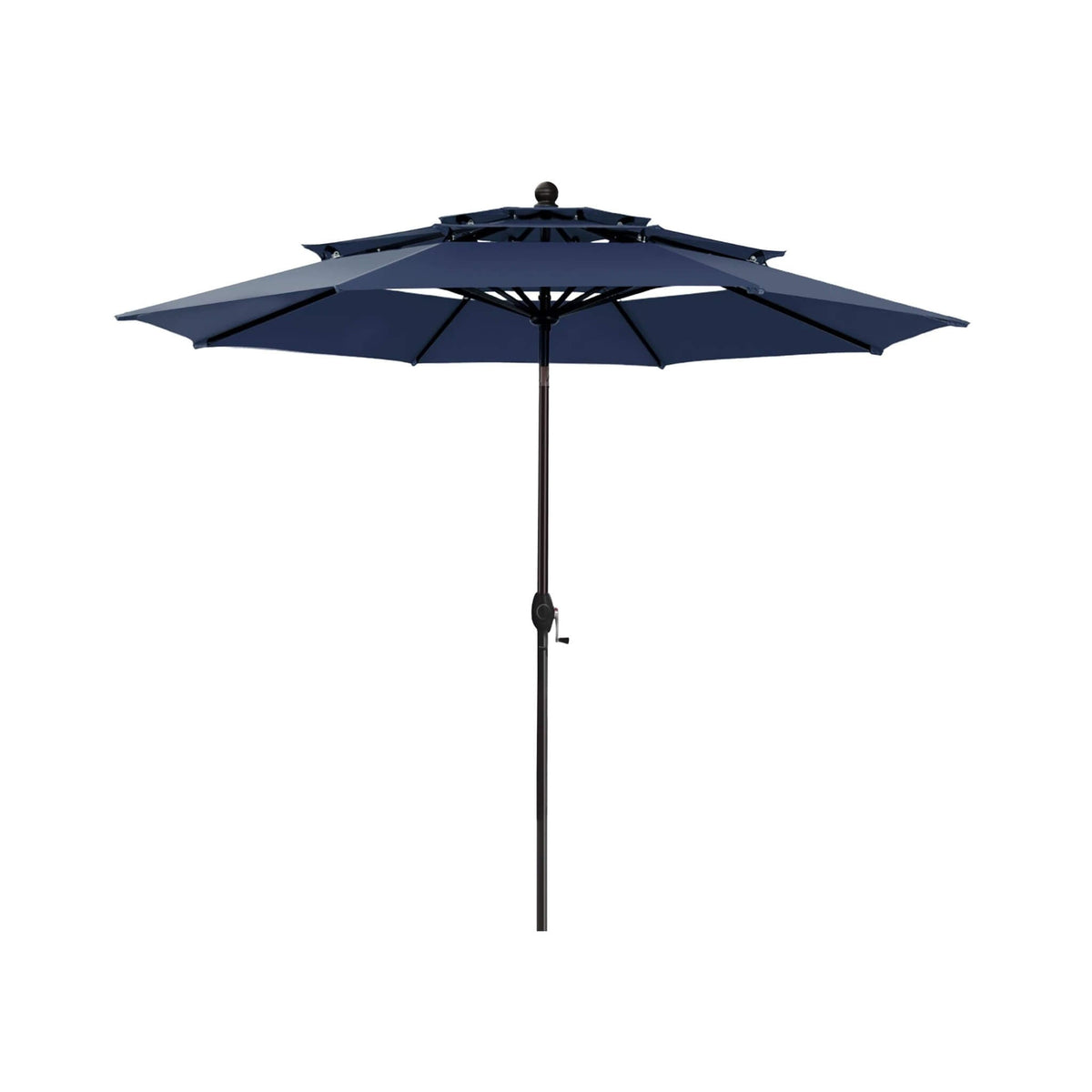 Premium 6-Piece Bar Patio Furniture Set With Umbrella, Swivel Chairs, And Cushions (SAK90375)