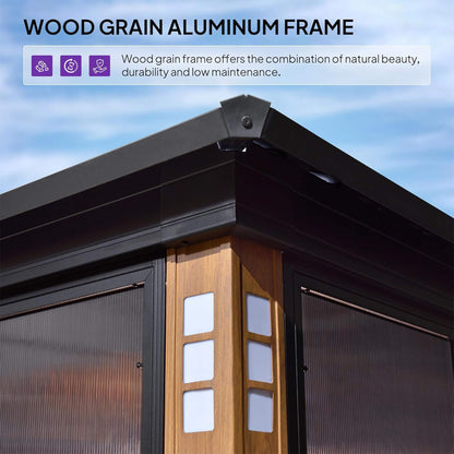 Prestige Premium Hardtop Double Top Outdoor Patio Solarium Sunroom (SAK43078)