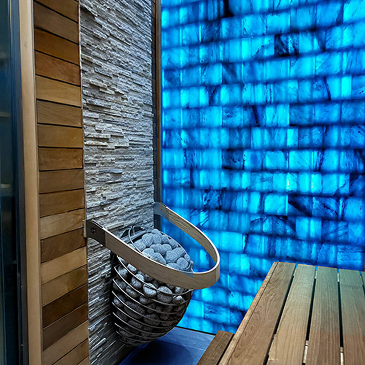 Prosaunas Customizable Himalayan Salt Sauna Wall Kit