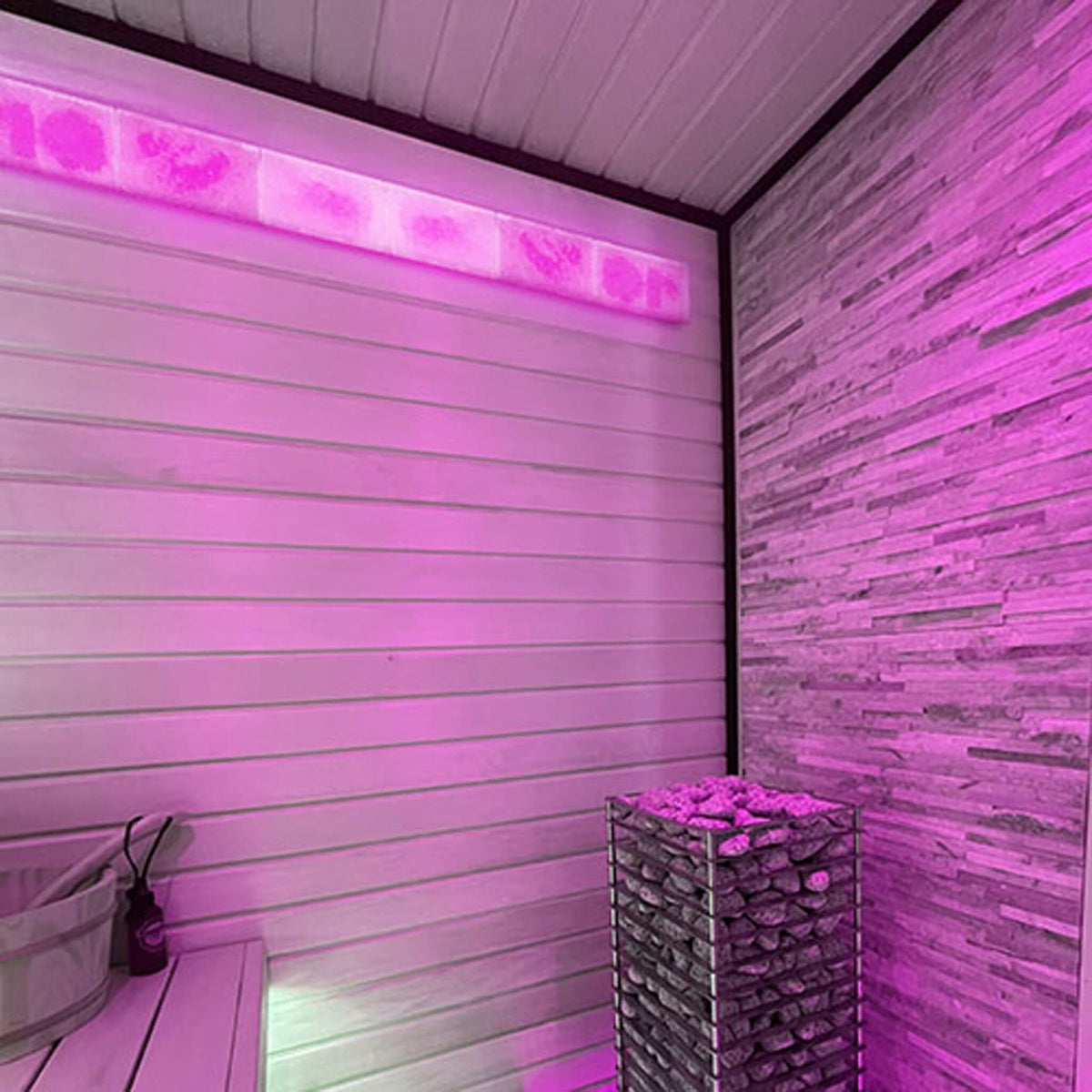 Prosaunas Small Customizable Himalayan Salt Sauna Lighting Kit