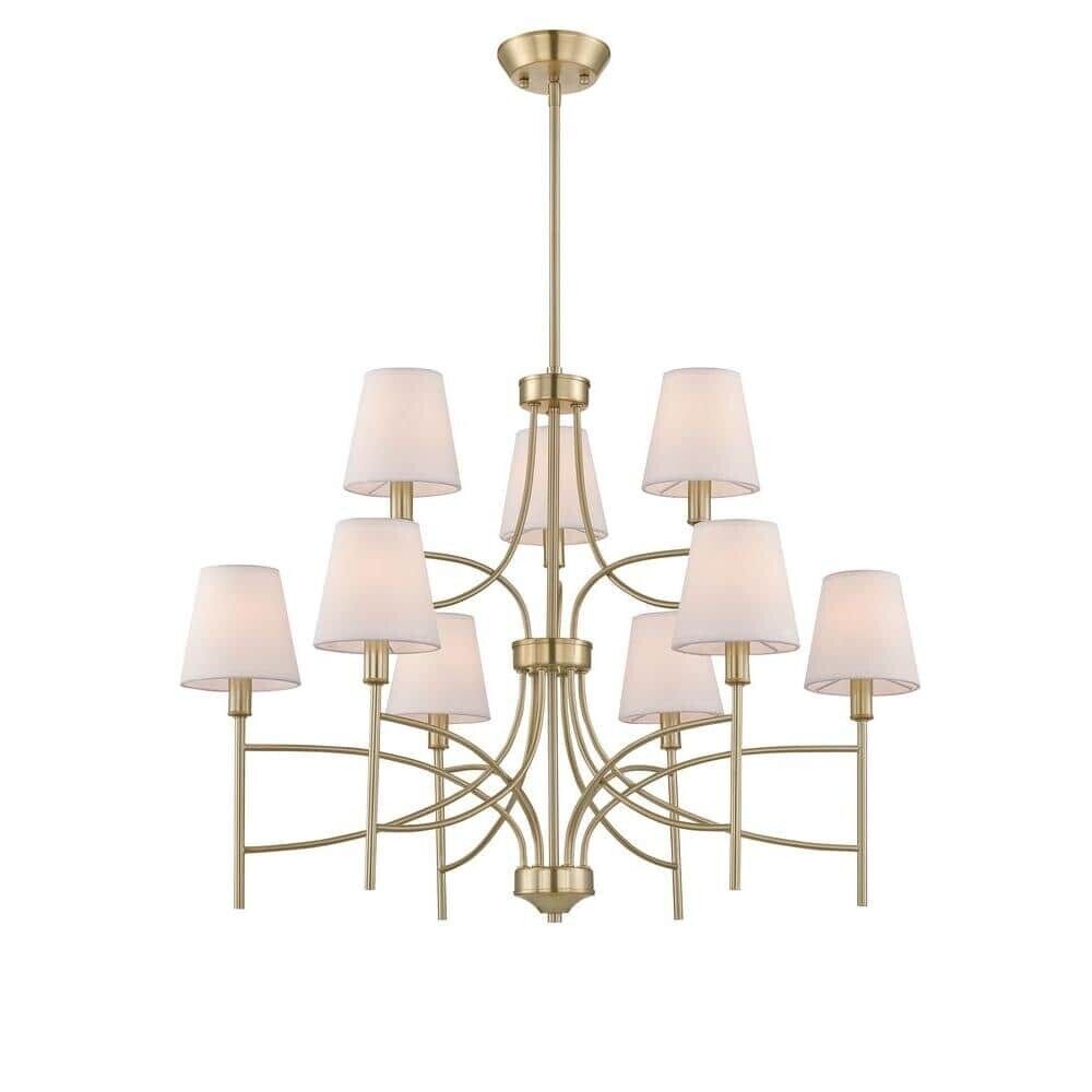 Millau 5-Light Satin Gold Chandelier