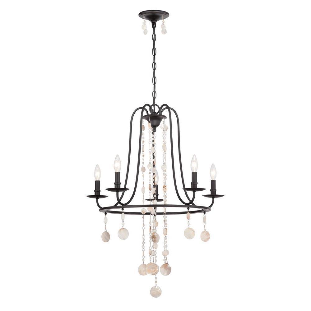 Matira 5-Light Oil-Rubbed Bronze Chandelier
