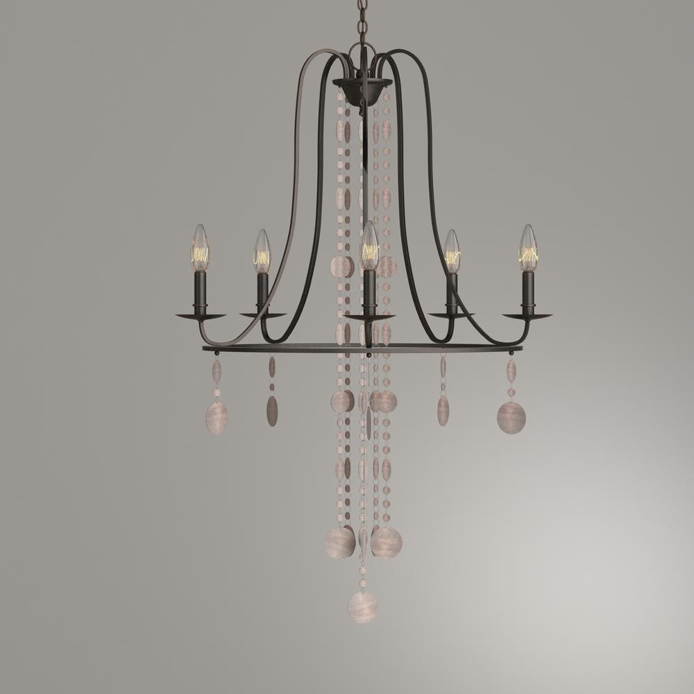 Matira 5-Light Oil-Rubbed Bronze Chandelier