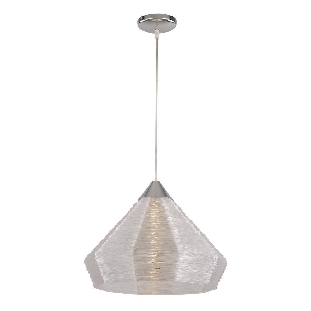 Polished Chrome 1-Light Pendant