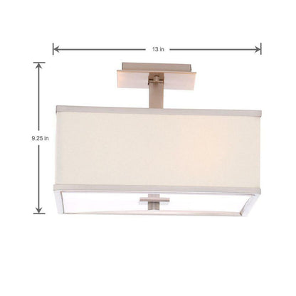 Menlo Park 4-Light Semi-Flush Mount Ceiling Light