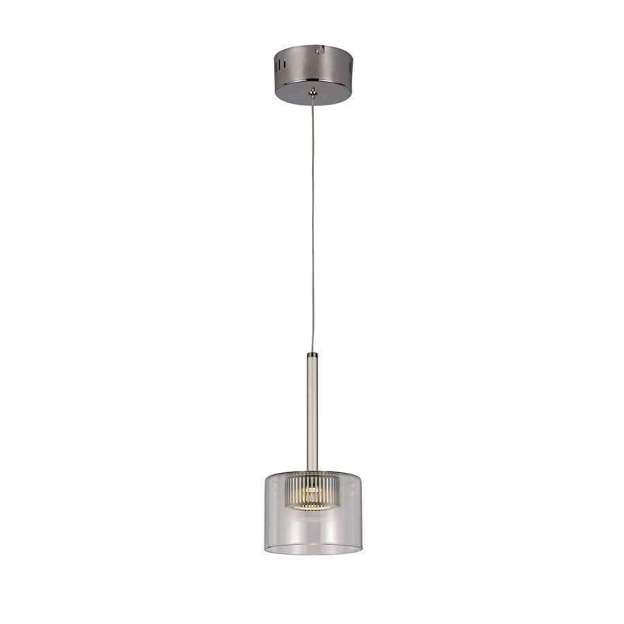 5-Inch Polished Chrome LED Drop Pendant Light