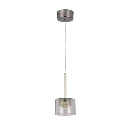 5-Inch Polished Chrome LED Drop Pendant Light