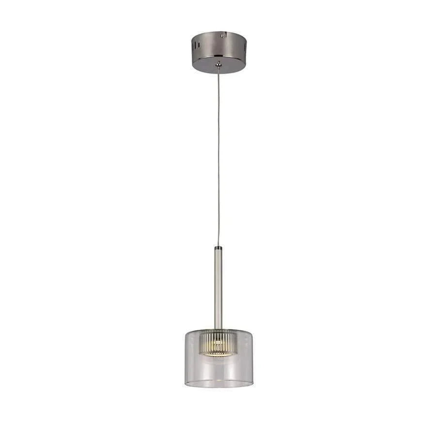 5-Inch Polished Chrome LED Drop Pendant Light