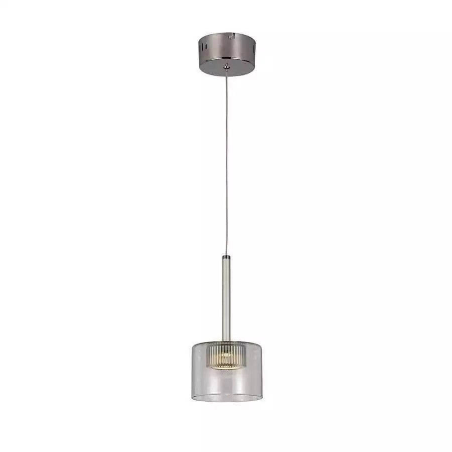 5-Inch Polished Chrome LED Drop Pendant Light