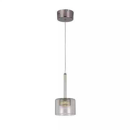 5-Inch Polished Chrome LED Drop Pendant Light
